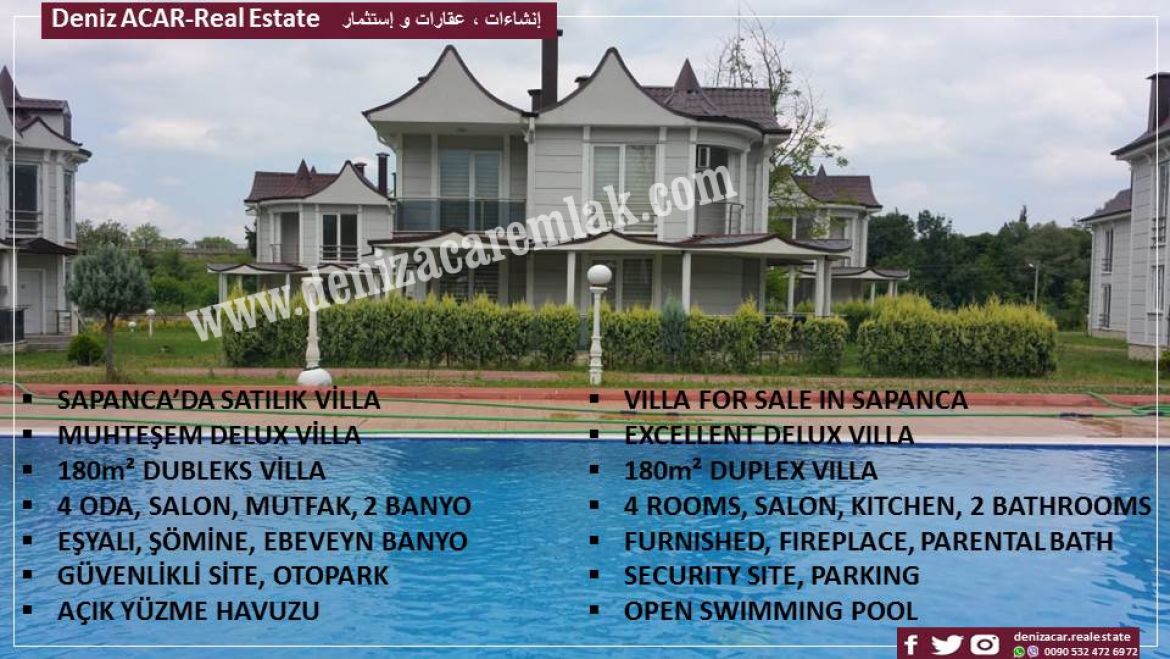Sakarya Sapanca ALREADY SOLD Satılık Villa