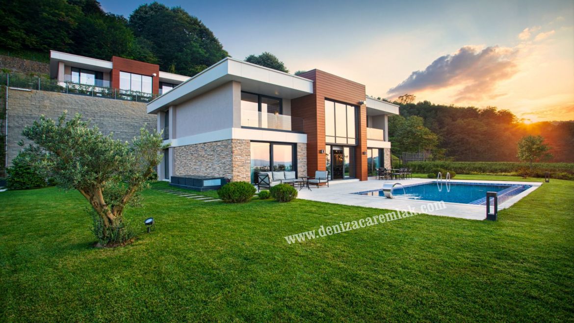 Sakarya Sapanca LAKE VIEW VILLA WITH PRIVATE GARDEN AND POOL Satılık Villa